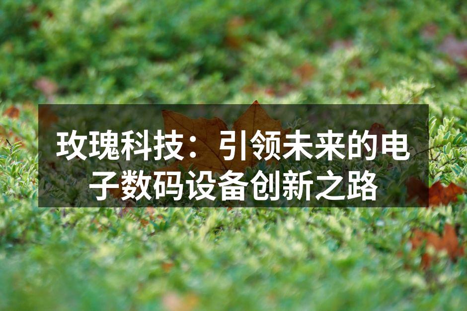玫瑰科技：引领未来的电子数码设备创新之路